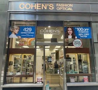 Cohens Fashion Optical Lexington Ave NYC store exterior