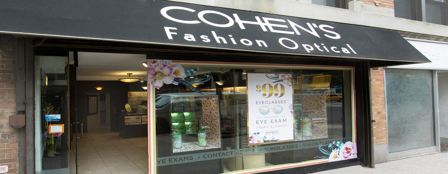 Cohens fashion optical 3rd avenue Lenox Hill storefront